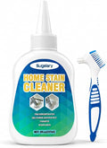 Sugelary Mold Stain Cleaner, 8 Fl oz All-Purpose Gel for Washing Machine Cleaner Front Loader Seal, Household Cleaner Gel for Bathroom Grout, Sink, Shower, Caulk, Washing Machine Cleaning Solution