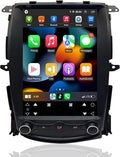 Car Radio for Nissan 370Z 2009-2021 Replacement CarPlay Stereo Android Auto 13.8 Inch Vertical Screen Upgrade Tesla Style with DSP SWC WiFi Bluetooth Audio