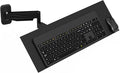 Keyboard Tray Wall Mount with Spring Arm, 23 Inch Keyboard and Mouse Platform, Height Adjustable Typing Stand, Wall Mount Holder for Laptop Desk Workstation, Home Office, Medical, Gaming (Wall)