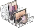 iDesign Rain Vertical Textured Plastic Palette Organizer for Storage of Cosmetics, Makeup, and Accessories on Vanity, Countertop, or Cabinet, 9.25" x 3.86" x 3.20"