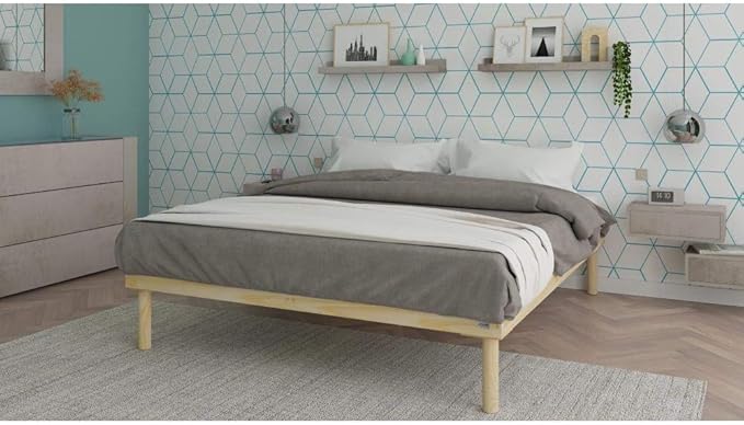 Mobili Fiver, Set of 2 First Picture Shelves, 31.49 in, Concrete Effect, Grey, Made in Italy