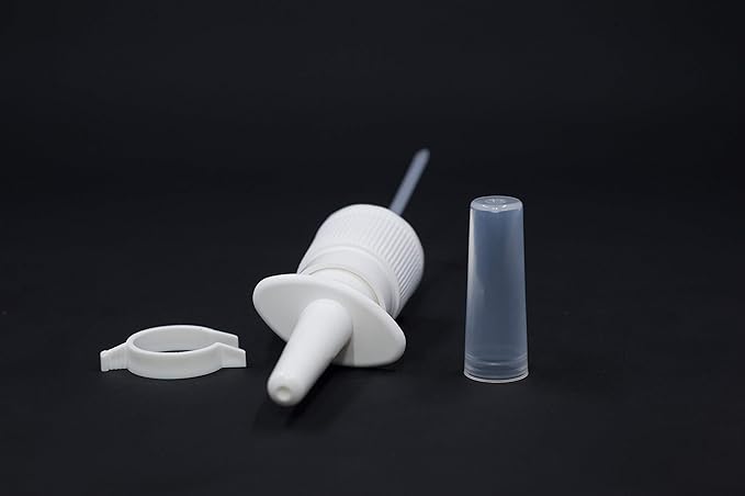 Snoot! Amber Nasal Glass Sprayer for Intranasal Insulin, Colloidal Silver and Saline Applications, 30ml (1oz) -dispenses .1 ml = 10 IU Empty 2-Pack