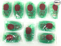 1212-S Original Mini Resealable 2.5mil Plastic Bags 1/2" x 1/2" Reclosable Baggies (Green, 1,000 Bags)