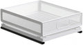 Gralara Pull-out Storage Basket Mesh Storage Basket Rounded Corners for Kitchen, Small Storage Basket 30cm Long With Slide Rail