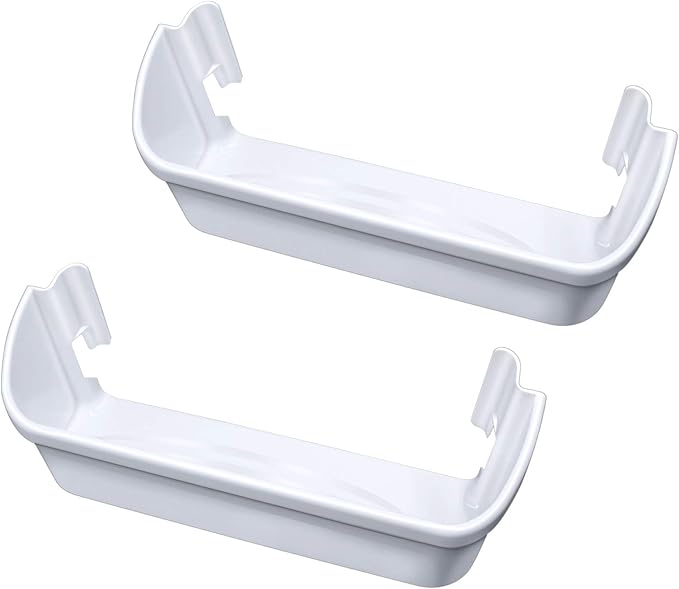 2 pack 240323001 Refrigerator Door Bin, 15.95in Side Fit for frigidaire | Replacement for AP2115741, PS429724, AH429724, 240323007, fits most Frigidaire & Kenmore (NOT freezer door) , Easy install