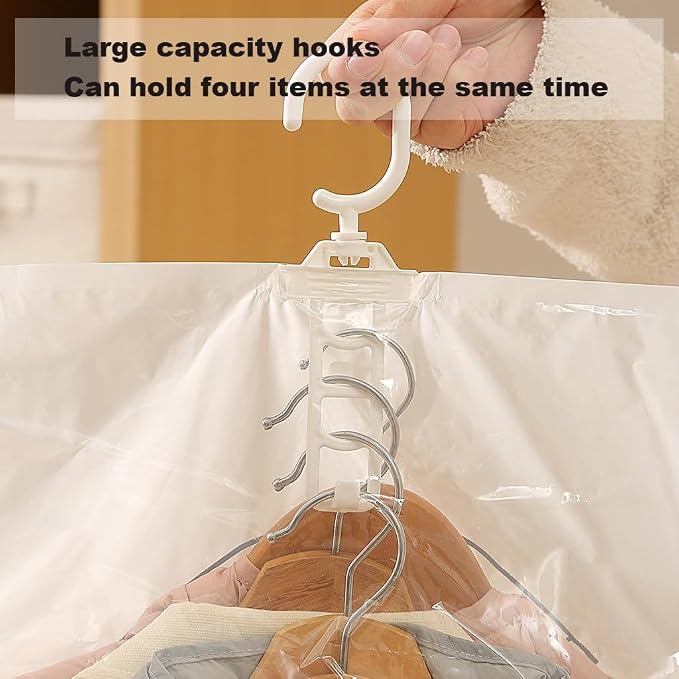 Hanging Vacuum Storage Bags – Space-saving storage bags for clothes, suits and jackets(One,70 * 90cm)