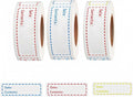 Freezer Labels 375pcs - 3"x1" Self-Adhesive Removable Food Labels | Write-On Waterproof & Oil-Proof Tape for Containers, Meal Prep & Pantry Organization (3 Rolls, 3 Colors) | BPA-free waterproof stickers leave zero residue. Safe for freezer, microwave ...