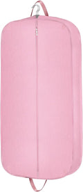 Limoomil Heavy Duty Waterproof Garment Bag for Travel, Tear Resistance Suit Bag for Women Travel for Suits, Tuxedos, Coats, Uniform. Pink, 42 inch…