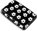 Maicican RFID Blocking Aluminum Credit Card Holder | Slim Metal Wallet for Women & Men, Business Card Case for Travel, Fits Front Pocket, Card holder wallet - White flowers