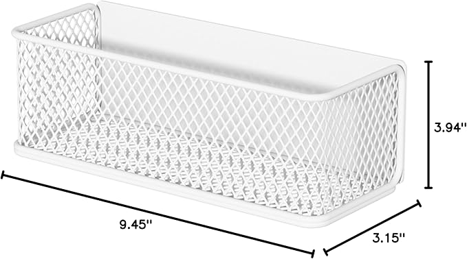 Buyyyit Magnetic Basket Bins Fridge Organizer Pencil Holder - Whiteboard Accessories for Home Kitchen Organization