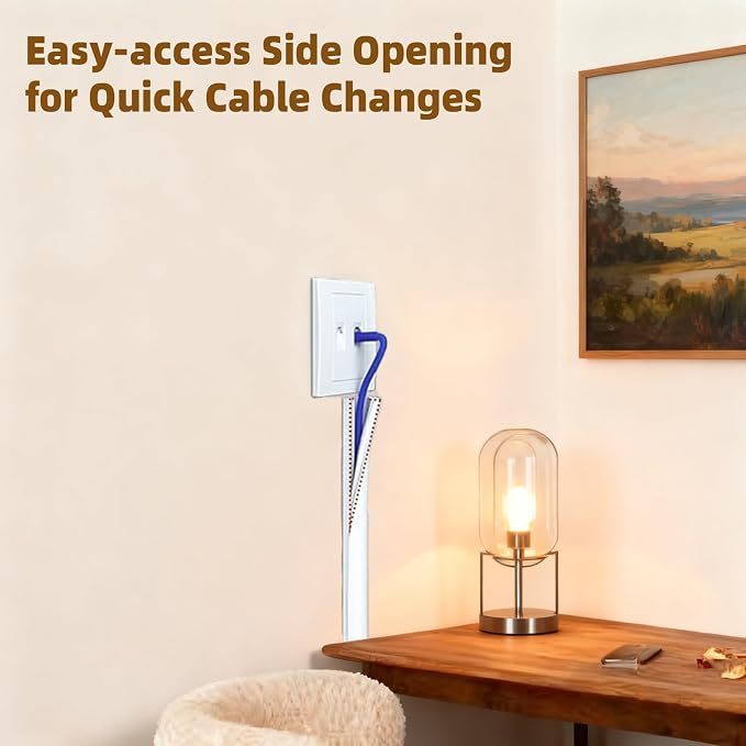 78”Cord Hider for Wall Mounted TV,Adhesive One-Cord Cable Hider for Wall,Cord Covers Raceway Kit for Wires Hider,Flexible Silicone Cable Concealer for Home Office,W 0.54”× H 0.39”