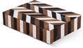 Handicrafts Home Decorative Storage Box with Lid Wooden Remote Control Box Remote Holder for Living Room Coffee Table – Natural Wood Resin Inlay Marquet Cosmo Collection- 8x5x2