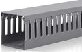 2" H x 2" W Cable Raceway, 132in Under Desk Wire Management Channel, Grey | Slotted Wire Duct, 8Pack, 16.5in Each, Heavy-Duty PVC Cable Management for Server Racks, Network Cables & Electrical Cabinets