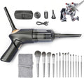 Model Cleaning kit/4-in-1 Portable Car Vacuum & Precision Makeup Brush Set for Action Figures, Statues & Collectibles – Rechargeable Mini Dust Cleaner with Soft Brushes for Safe, Scratch-Free Cleaning
