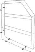Rev-A-Shelf 18" Bakeware and Tray Divider for Wall/Base Cabinets, Baking & Cookie Sheet Organizer, Min Opening Width of 3", Chrome, 597-18CR-2-1
