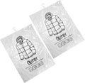 Garneck 2pcs Hanging Vacuum Storage Bags Compression Bags for Clothes Travel Vacuum Seal for Clothing Space Saver for Travel and Home Organization