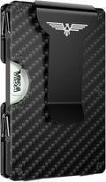 Lenvoten Upgraded Hinged Minimalist Wallet for Men | Slim Metal RFID Blocking Wallet | Credit Card Holder & Money Clip Holds 20 Cards | Premium Scratch-Resistant Finish | Ideal Gift for Men