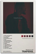 OrdaLi Bryson Poster Tiller Trapsoul Music Album Cover Canvas Poster Wall Art Decoration Print Picture Canvas Mural Suitable for Living Room Bedroom Decoration 12x18inch(30x45cm) Unframe-style