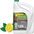 Bona Multi-Surface Floor Cleaner Refill - 128 fl oz - Lemon Mint | Residue-Free Floor Cleaning Solution Refill for Spray Mop and Spray Bottles - Use on Stone, Tile, Laminate, and Vinyl Floors