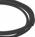 DMiotech 20ft Wire Loom Split Tubing 1/2 Inch(12.7mm) ID, Cord Protectors from Pet Flexible Conduit Cable Management for Office Home Garden, Black