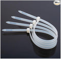 Zip Ties 16 Inch White Cable Ties Wraps 100 Pcs with 60 Pounds tensile | Nylon ties for Outdoor Use by WANGFA