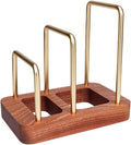 Chopping Board Rack with Wood Base Multi Layer Lid Holder Baking Pan Storage Organiser Cabinet Accessory for Home Kitchen