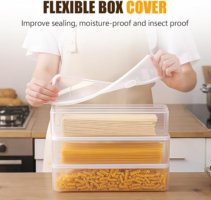 Storage & Crisper Boxes, 2025 New Durable Food Storage Containers, Stackable Refrigerator Organizer for Kitchen, Airtight Food Box with Lids, Fresh-Keeping Container Suitable (Green, 2pcs)