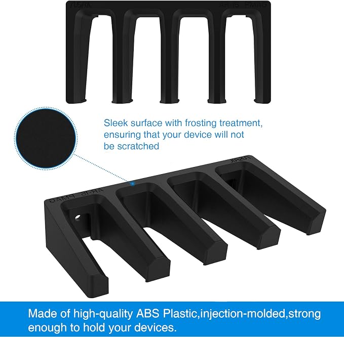 Solid ABS 6X Standard PMAG Wall Mount, Mag Holder, Home Magazine Storage Rack