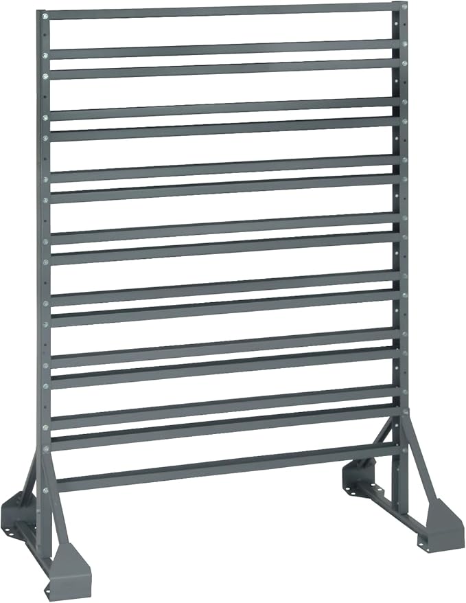 Quantum Storage Systems QRU-16D Solid Double Sided Rail Racks 16 Shelves 53" H x 36" W x 20" D