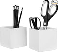 Bostitch Office Konnect Pencil Cup Desk Organizer, Pen Cup, 2-Pack, White