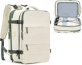 coofay Expandable Travel Backpack For Women Men Airline Approved Personal Item Backpack For Airlines Carry On Backpack Flight Approved Waterproof Backpack For Traveling On Airplane Travel Bag