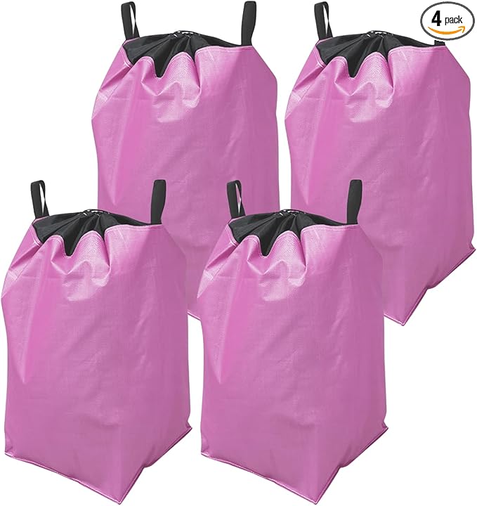 Moving Bags Heavy Duty Extra Large, 66 Gallon XL College Moving Bags with Handles, Waterproof Storage Totes Packing Supplies for Home Dorm, Set of 4