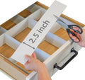 DRAWER DADDY - The world's most customizable drawer organizer. | Custom drawer dividers that fit any drawer. DIY cut to fit design, adjustable organizer for kitchen, bathroom, desk, and more
