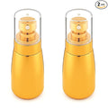 Travel Spray Bottle 2oz/60ml 2 Pack TSA Approved | Gold, Fine Mist Spray Bottles, Leak Proof, Small Sprayer Bottle, Refillable Travel Bottles for Hair, Perfumes, Skincare Water