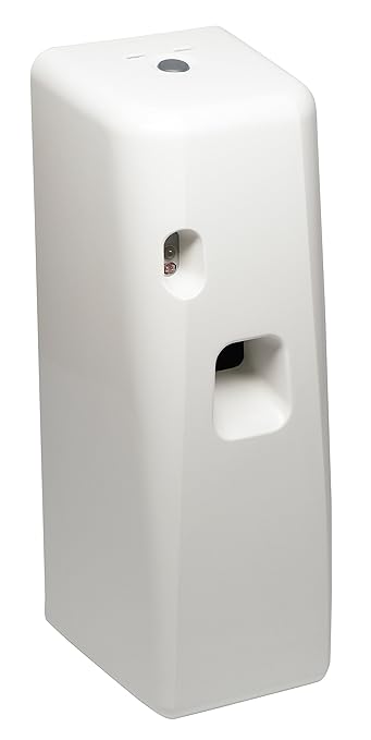 Big D 757 Light-Activated Aerosol Dispenser, White, Covers Space of 6000 cu ft - Automatic air freshener ideal for restrooms, offices, schools, restaurants, hotels, stores