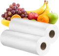 14" X 20" Plastic Produce Bags, 1400 Pcs Durable Clear Food Storage Bags for Bread, Fruits, Vegetables, Kitchen, 4 Rolls Disposable Plastic Storage Bag for Groceries