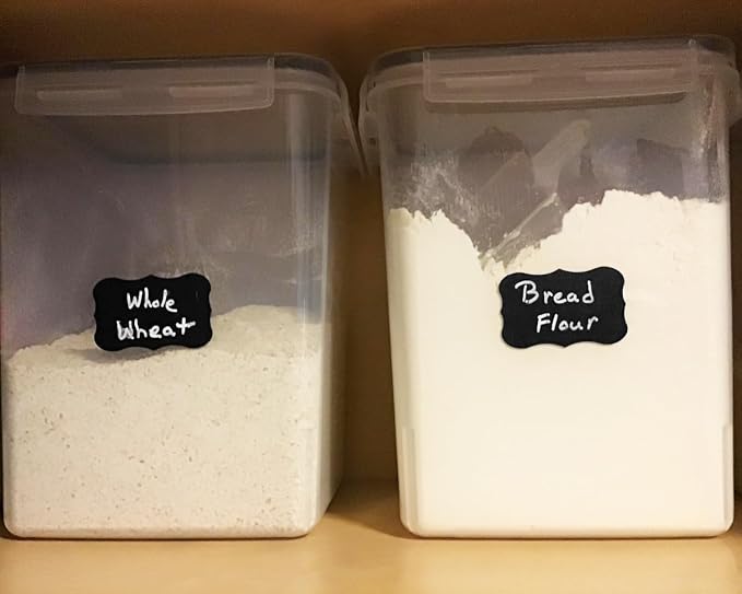 120pcs Chalkboard Labels for Jars, Removable Stickers with Chalk Marker Pen