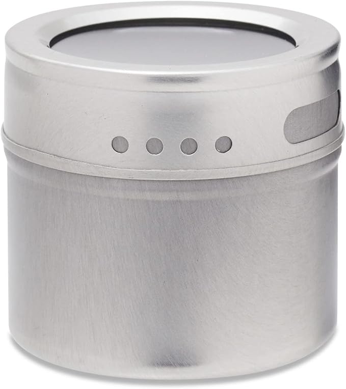 Juvale 20-Pack Magnetic Spice Jars - Space-Saving & Magnetic Spice Rack for Refrigerator - Preprinted Labels & Seasoning Containers - Pack of 20, 3.4 fl oz