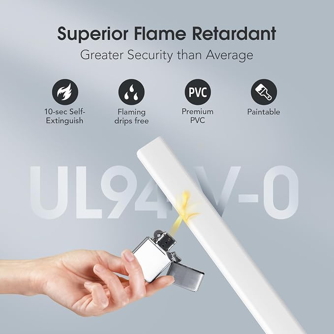 Delamu Cord Covers for 4-7 Wires on Wall, 62.8in Cord Hider Cable Hider, Paintable Wire Covers for Cords on Wall, TV Cord Hider for Wall Mount TV, Cable Cover Management, 4X L15.7 W1.57 H0.78in