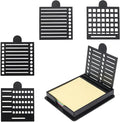 Sticky Note Stencil and Holder Sticky Note Holder with 5 Templates for 3x3 Inch Sticky Notes Reusable Stick Notes Dispenser for to-Do Lists Home Office, Black