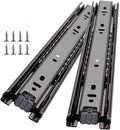 YENUO 3-Fold Full Extension Drawer Slides Ball Bearing 10–24 Inch 100 LB | Cabinet Drawer Glides Heavy Duty Smooth Rails Easy to Install Sizes 10–24 Inch Quiet for Kitchen Dresser Furniture Hardware