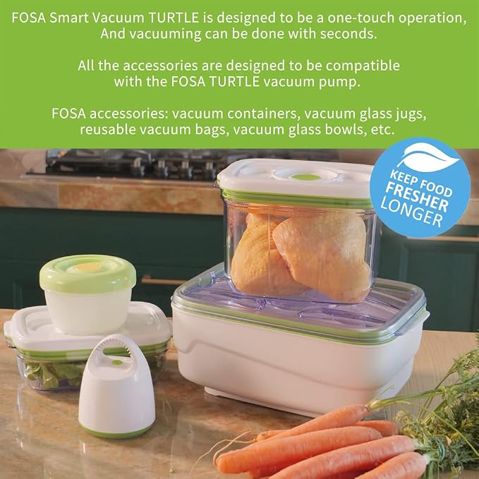 FOSA Vacuum Bread Box (135oz) – Airtight Bread Saver Container for Homemade Loaf, Bread, Pastries and Food Storage (Pump Sold Separately)