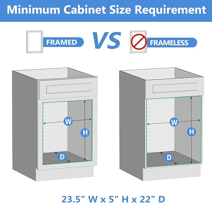 ROOMTEC Pull Out Cabinet Organizer with Soft Close, 22-1/2" W x 21" D, Pull Out Cabinet Drawer for Kitchen cabinets, Pull Out Cabinet Shelf, Finished, Bottom Assembly