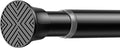 Adjustable Spring Curtain Rod 30-63 inch, Tension Curtain Rod No Drilling, Spring Loaded Curtain rods for Window Doorway Kitchen, Black