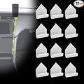 12 Pcs Car Trim Cable Clips, Car Cable Management Wire Organizer Cord-W | Neatly Organize Cables for Vehicle Interior, Easy Installation, Ideal for Phone Chargers, Dash Cams and More