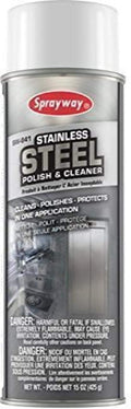Sprayway Stainless Steel Cleaner, 15oz Can, Pack of 2 (841)