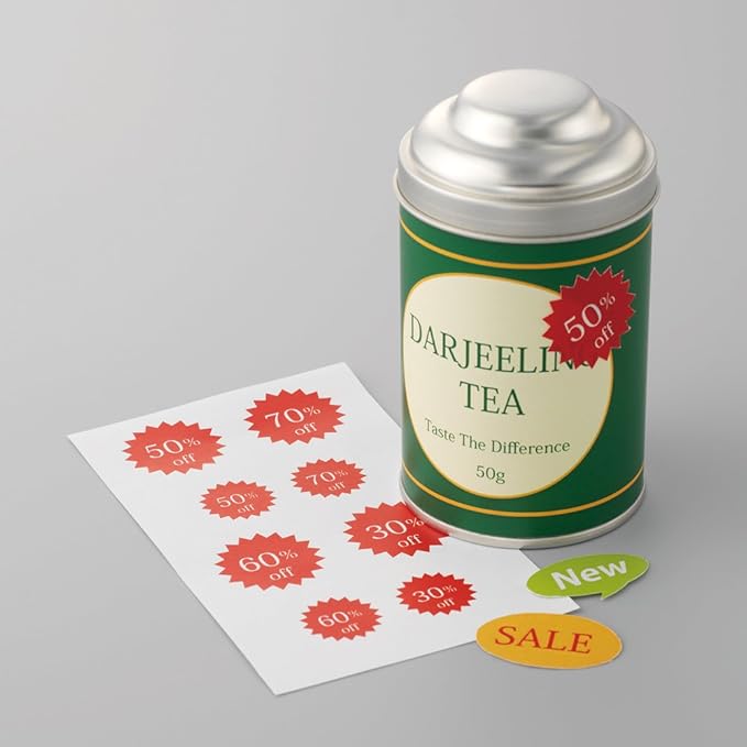Plus ME-500T 48-630 Labels, Normal Labels, FSC Certified Paper, Uncut, 100 Sheets