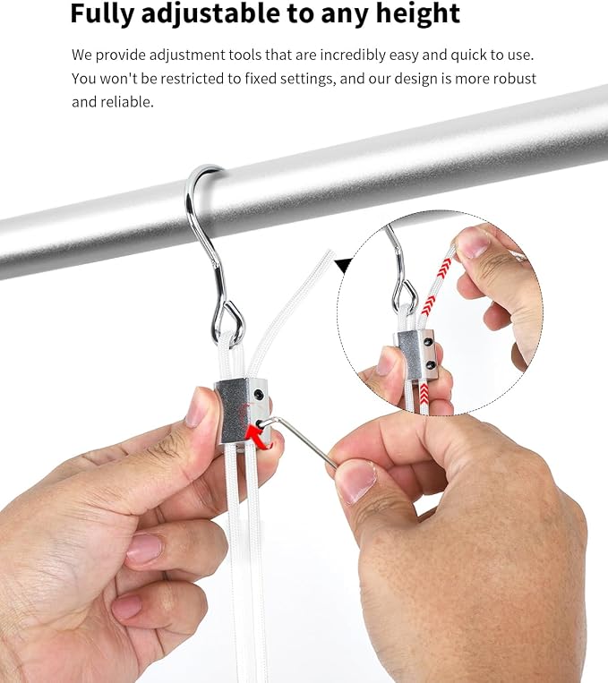 BaiNong Adjustable Closet Hanging Rod 44" Silver Closet Rod Extender | Heavy Duty Double Hanging Closet Rod, Walk-in Closets, and Clothes Rack to Maximize Storage Space