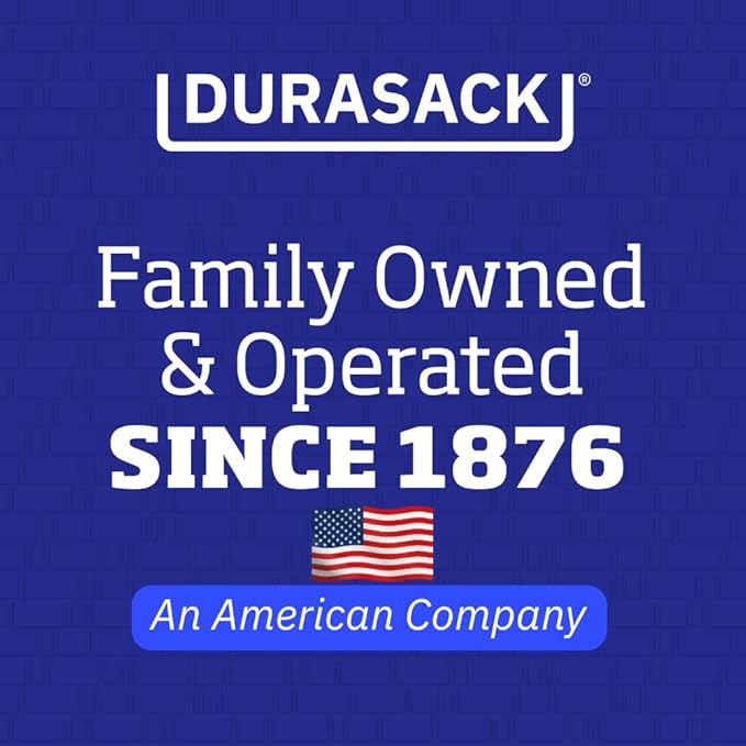 DURASACK Heavy Duty Storage Tote Bag 22-Gallon Rugged Woven Polypropylene Moving Bag, Reusable Self-Standing Design, Holds up to 500 Pounds, Single, Gingham Blue