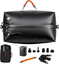 34L Vacuum Seal Bags for Clothing Travel - IP67waterproof & Reusable, Electric Pump Included, Travel Vacuum Bags with Pump,Compression Storage Bags for Luggage/Backpack Packing (1PC)